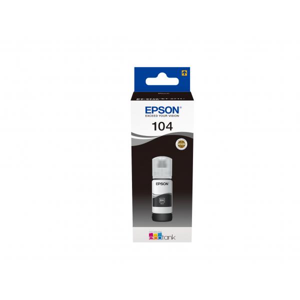 Epson Ecotank 104 - 65 Ml - Nero - Originale
