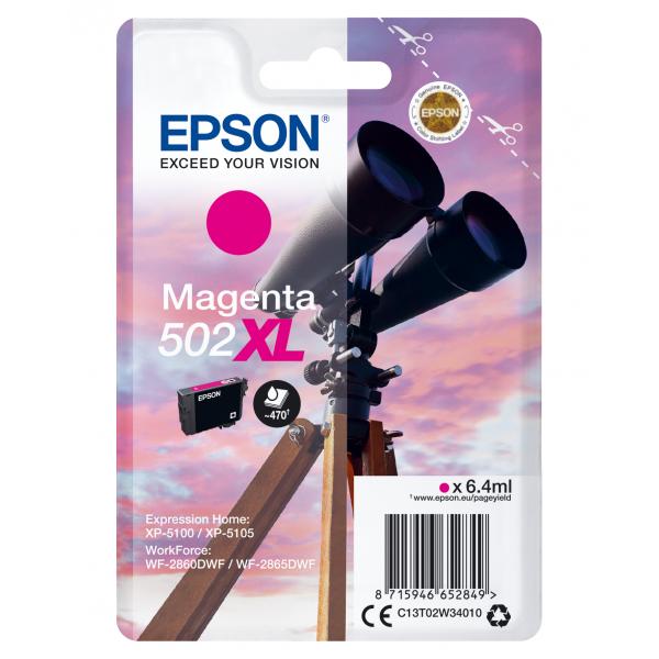 Epson 502xl - 6,4 Ml - Alta Capacità - Magenta