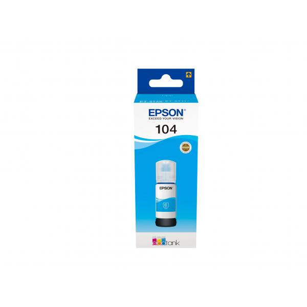 Epson Ecotank 104 - 65 Ml - Ciano - Originale - Serbatoio D'inchiostro