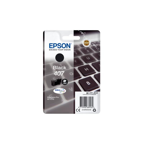 Epson 407 - 41,2 Ml - Taglia L - Nera - Originale