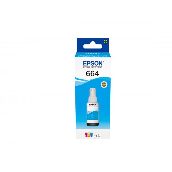Epson T6642 - 70 Ml - Ciano - Originale - Ricarica Inchiostro