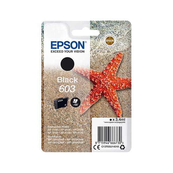 Epson 603 - 3,4 Ml - Nero - Originale - Confezione In Blister
