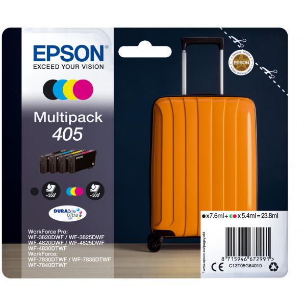 Epson 405 - Confezione Da 4 - Nero, Giallo, Ciano, Magenta