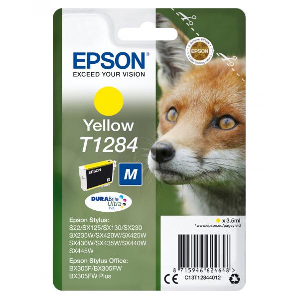 Epson T1284 - 3,5 Ml - Taglia M - Giallo - Originale