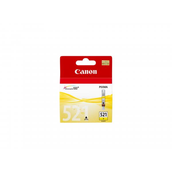 Canon ClI-521y - 9 Ml - Giallo - Originale - Serbatoio D'inchiostro