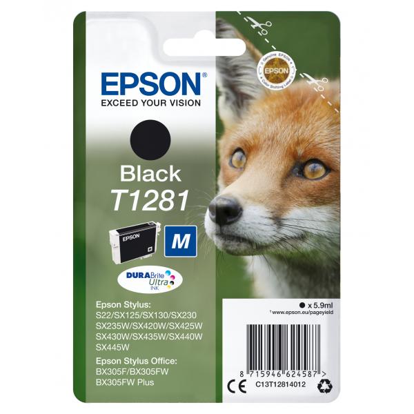 Epson T1281 - 5,9 Ml - Taglia M - Nero - Originale