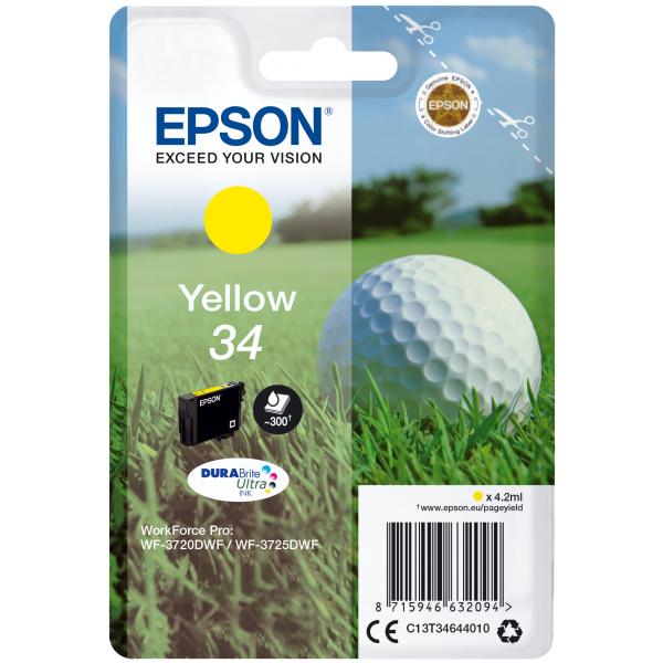 Epson 34 - 4,2 Ml - Giallo - Originale - Cartuccia D'inchiostro