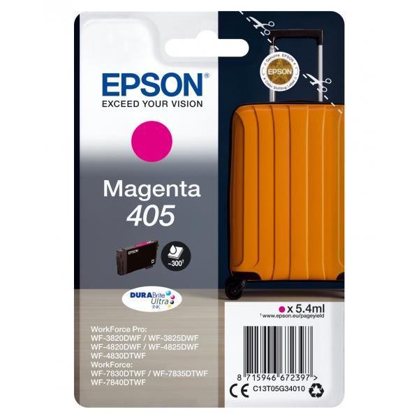 Epson 405 - 5,4 Ml - Magenta - Originale - Blister Con Segnale Di Allarme Rf/acustico