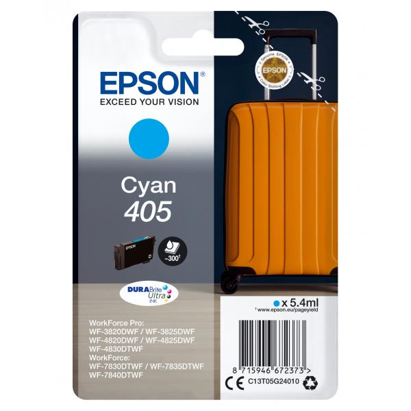 Epson 405 - 5,4 Ml - Ciano - Originale - Confezione In Blister