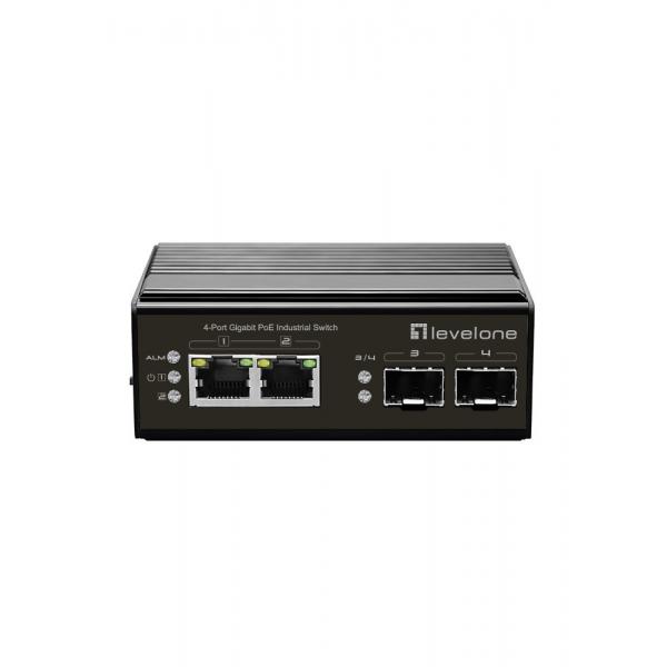 Levelone IgP-0431 - Switch - Non Gestito - 2 X 10/100/1000 (poe)