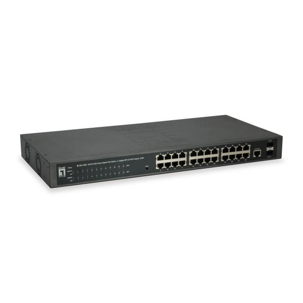Levelone GeP-2652 - Switch - Intelligente - 24 X 10/100/1000 (poe+)