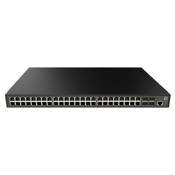 Levelone GeL-5271 - Switch - L2+ - Gestito - 48 X 10/100/1000 + 4 X Gigabit Sfp