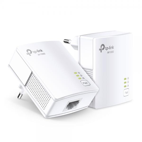 TP-Link TL-Pa7017 Kit - V4 - Starter Kit - Powerline Adapterkit 1gbe, Homeplug Av (hpav)