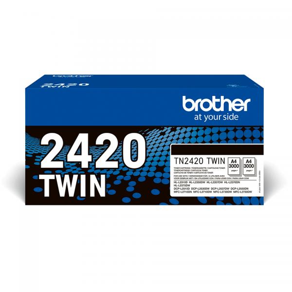 Brother Tn2420 Twin - Confezione Da 2 - Resa Elevata