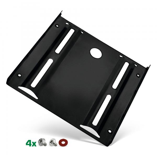 Telaio Di Montaggio Inline Hdd/ssd - 2,5" A 3,5quot; - Con Viti Di Installazione - Nero