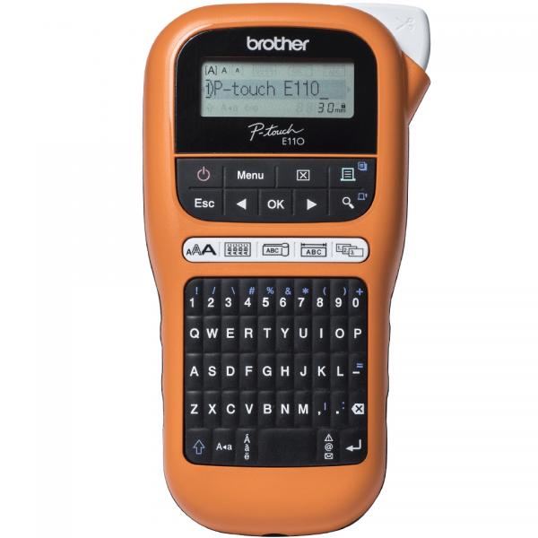 Brother P-Touch PT-E110 - Etichettatrice - B/n - Trasferimento Termico - Rotolo (1,2 Cm)