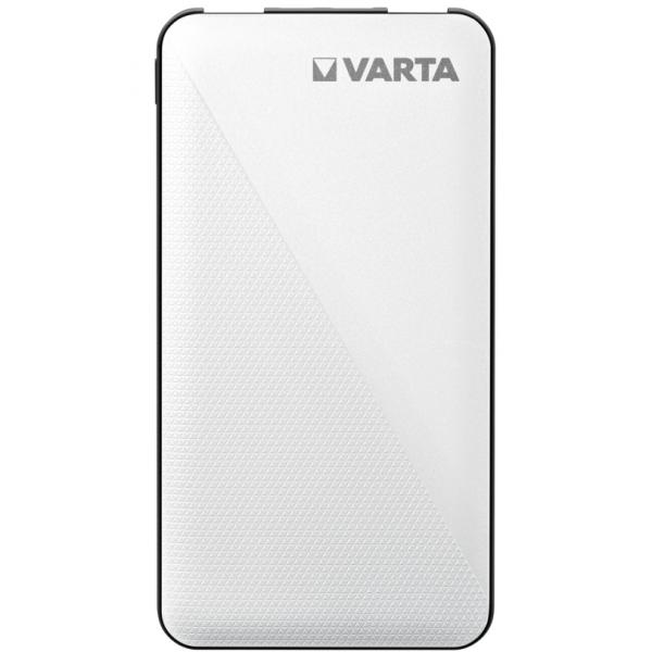 Varta Energy - Powerbank - 5000 Mah - 18,5 Wh - 12 Watt - 3 Porte Di Uscita (2 X Usb, UsB-C A 24 Pin)