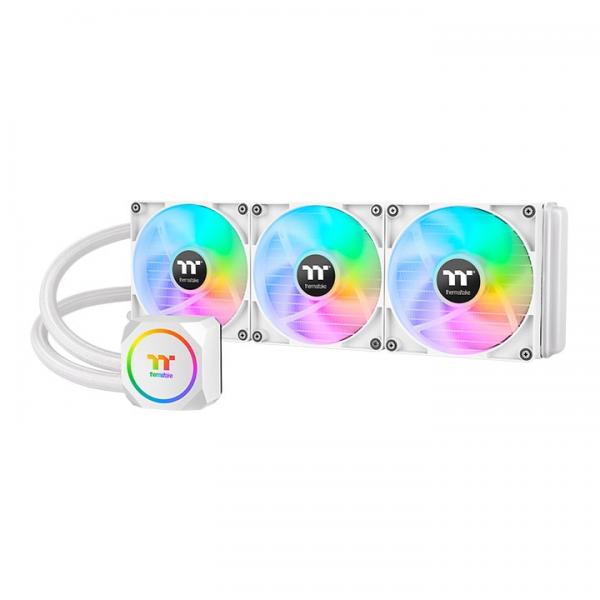 Thermaltake Th420 Argb Sync - Snow Edition - Sistema Di Raffreddamento A Liquido Del Processore - (per: Lga1156, Am2, Am2+, Am3, Lga1155, Am3+, Lga20