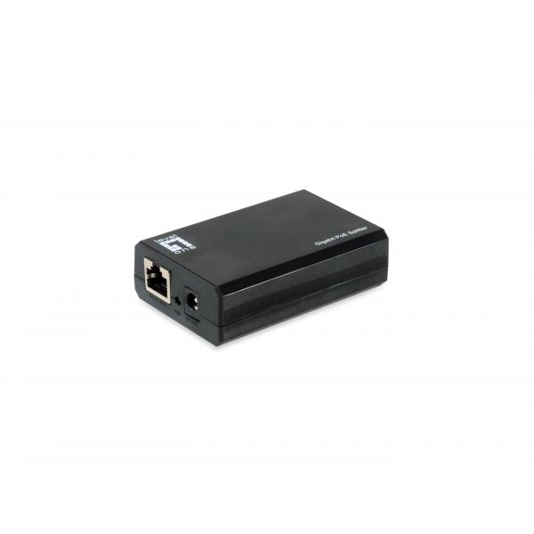Levelone Gigabit Ieee802.3bt Poe Splitter, Ieee 802.3af, Ieee 802.3at, Ieee 802.3bt, 10/100/1000basE-T(x), Nero, Cina, 12v, 24v, 60 W