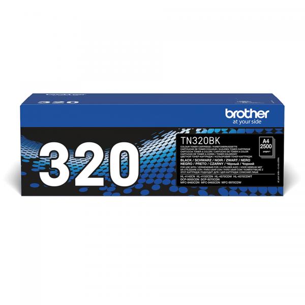 Brother Tn320bk - Nero - Originale - Cartuccia Toner