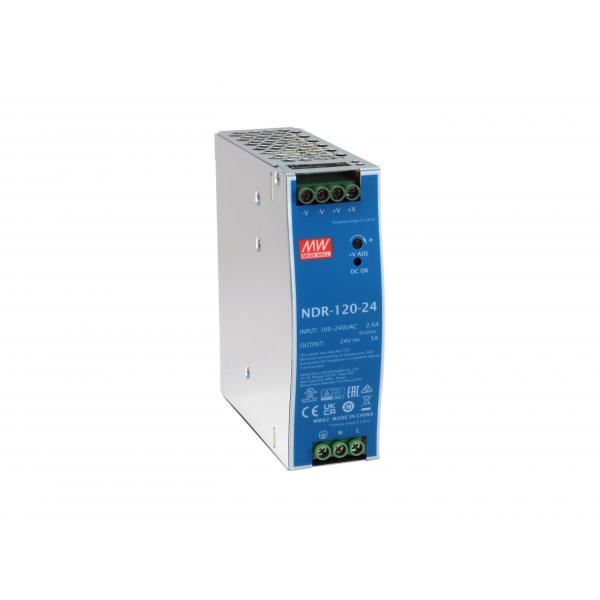 Levelone 24v Dc IndustriE-Netzteil, 120w, DiN-Schiene,-20 ~ +70 ?, 120 W, 90 -264 V, 47 - 63 Hz, 2.25 A, 16 Ms, Überlastschutz, Überspannung, Kurzsch