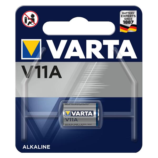 Varta V11a, Batteria Usa E Getta, Alcalino, 6 V, 1 Pezzo(i), 38 Mah, Blu, Argento