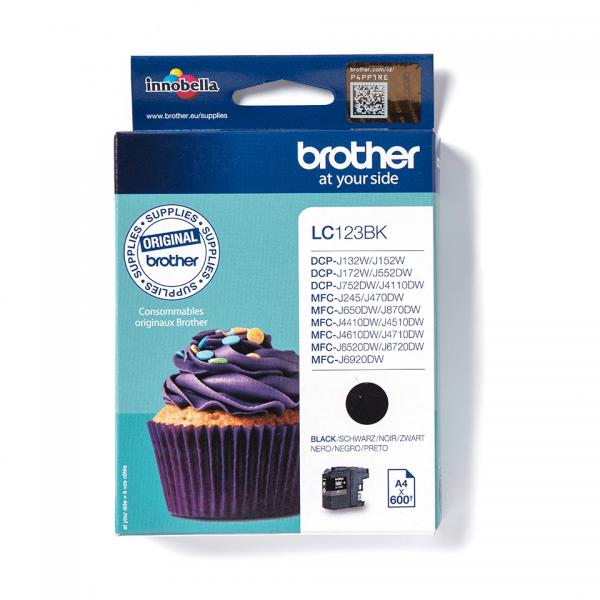 Brother Lc123bk - Resa Elevata - Nero