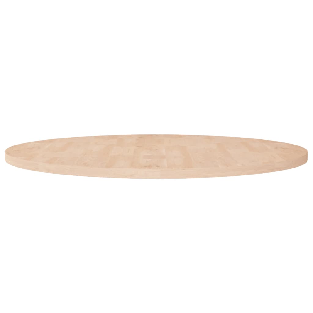 vidaXL Superficie de mesa redonda madera de roble sin tratar Ø90x2,5cm