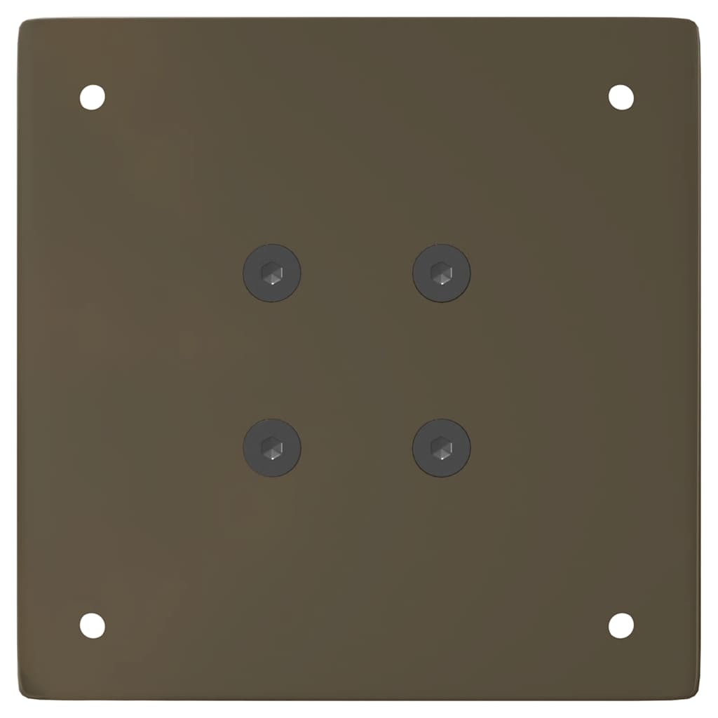 vidaXL Patas para mesa de centro 4 unidades de acero natural 30 cm Acero - Image 6