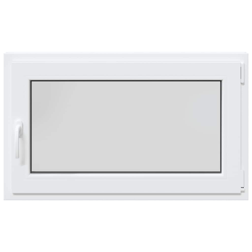 vidaXL Kellerfenster "RISOR" 100x70 cm Drehkipp DIN Rechts Weiß - Image 5