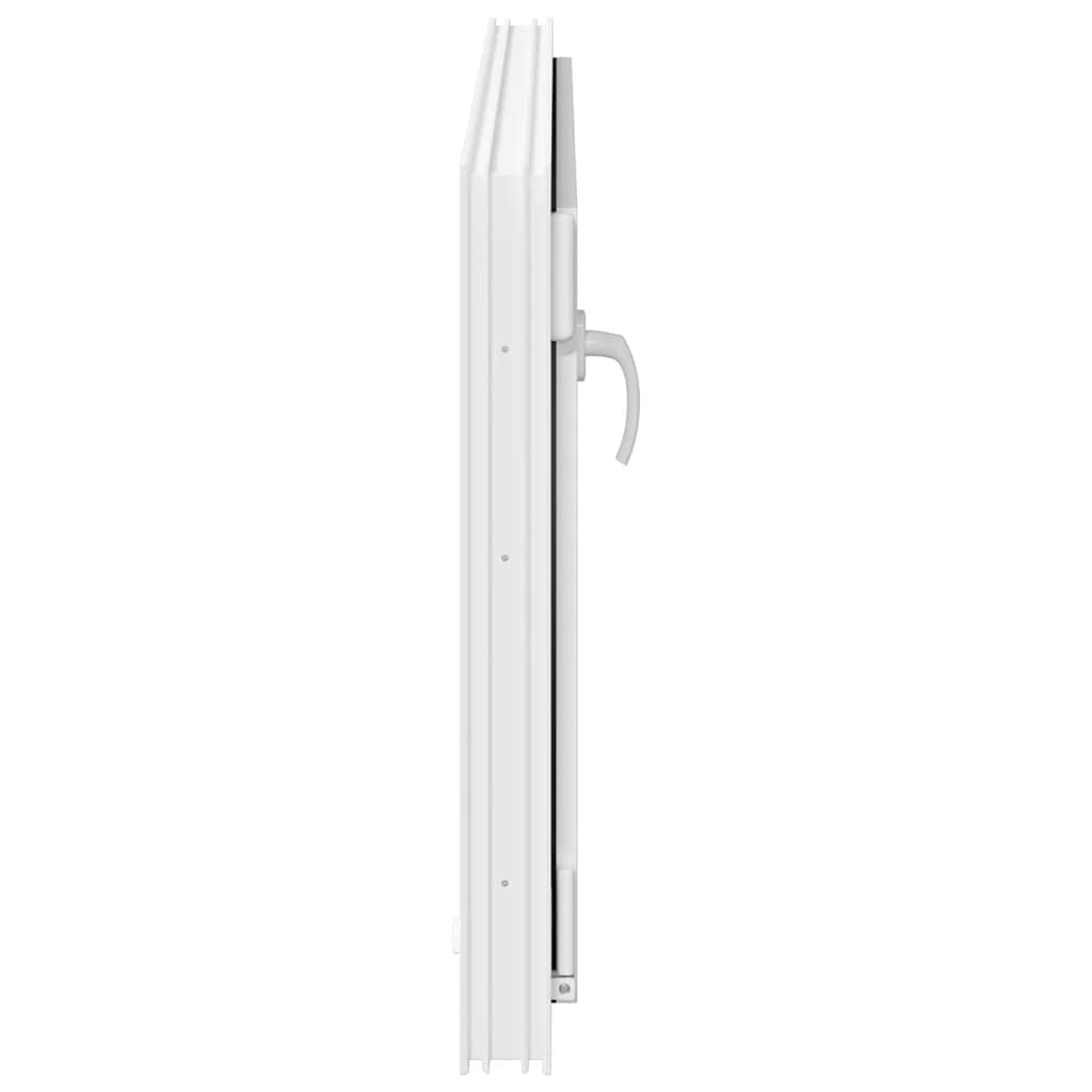 vidaXL Kellerfenster "RISOR" 100x70 cm Drehkipp DIN Links Weiß - Image 6
