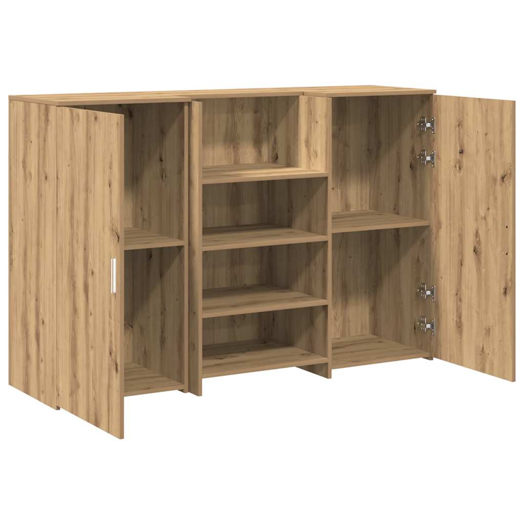 vidaXL Empfangstheke Artisan-Eiche 155x50x103,5 cm Holzwerkstoff - Image 6