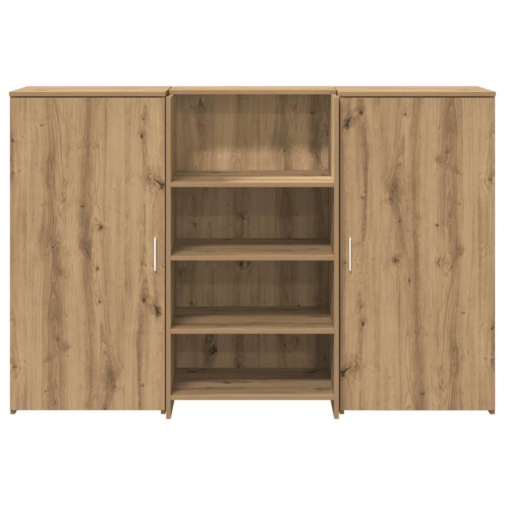vidaXL Empfangstheke Artisan-Eiche 155x50x103,5 cm Holzwerkstoff - Image 5