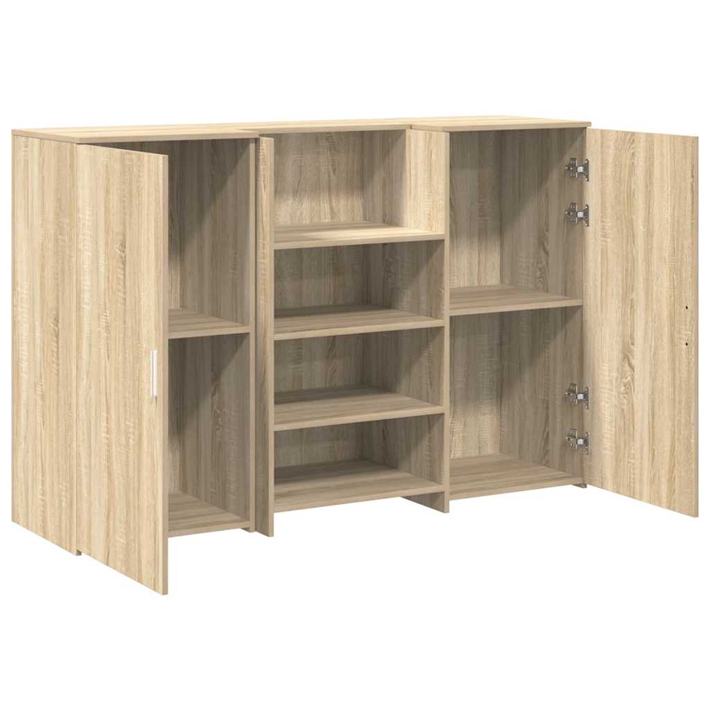 vidaXL Empfangstheke Sonoma-Eiche 155x50x103,5 cm Holzwerkstoff - Image 6