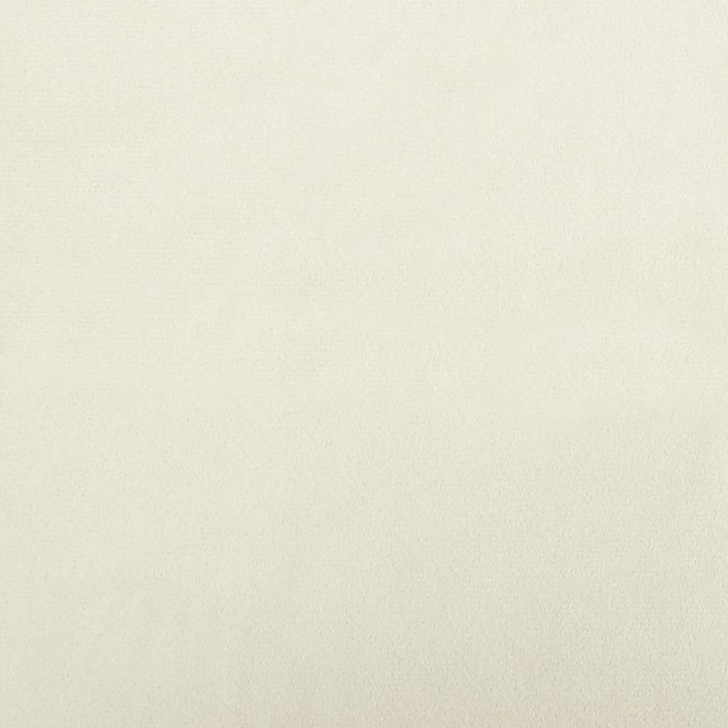 vidaXL Lit pour chien crème 70x48x22 cm velours - Image 6