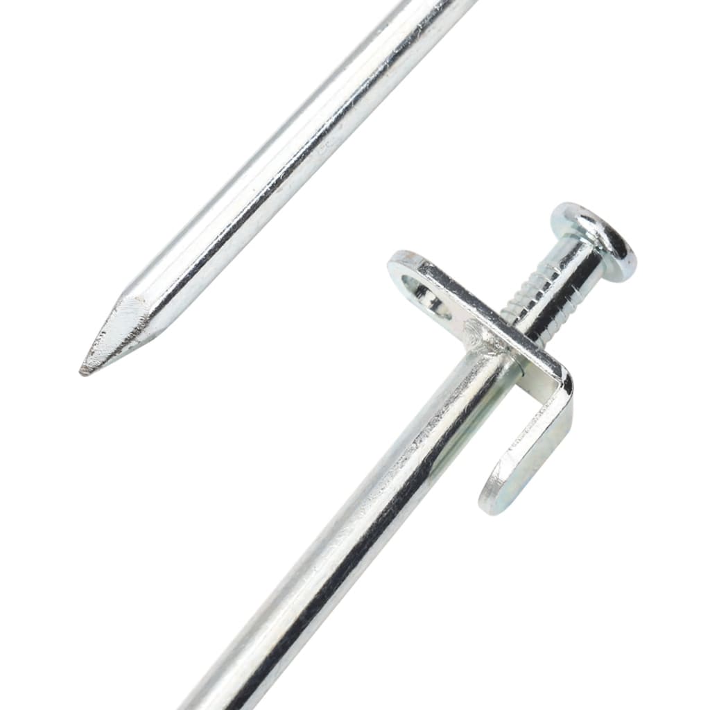 vidaXL Piquets de tente 24 pcs 30 cm 8 mm acier galvanisé - Image 4