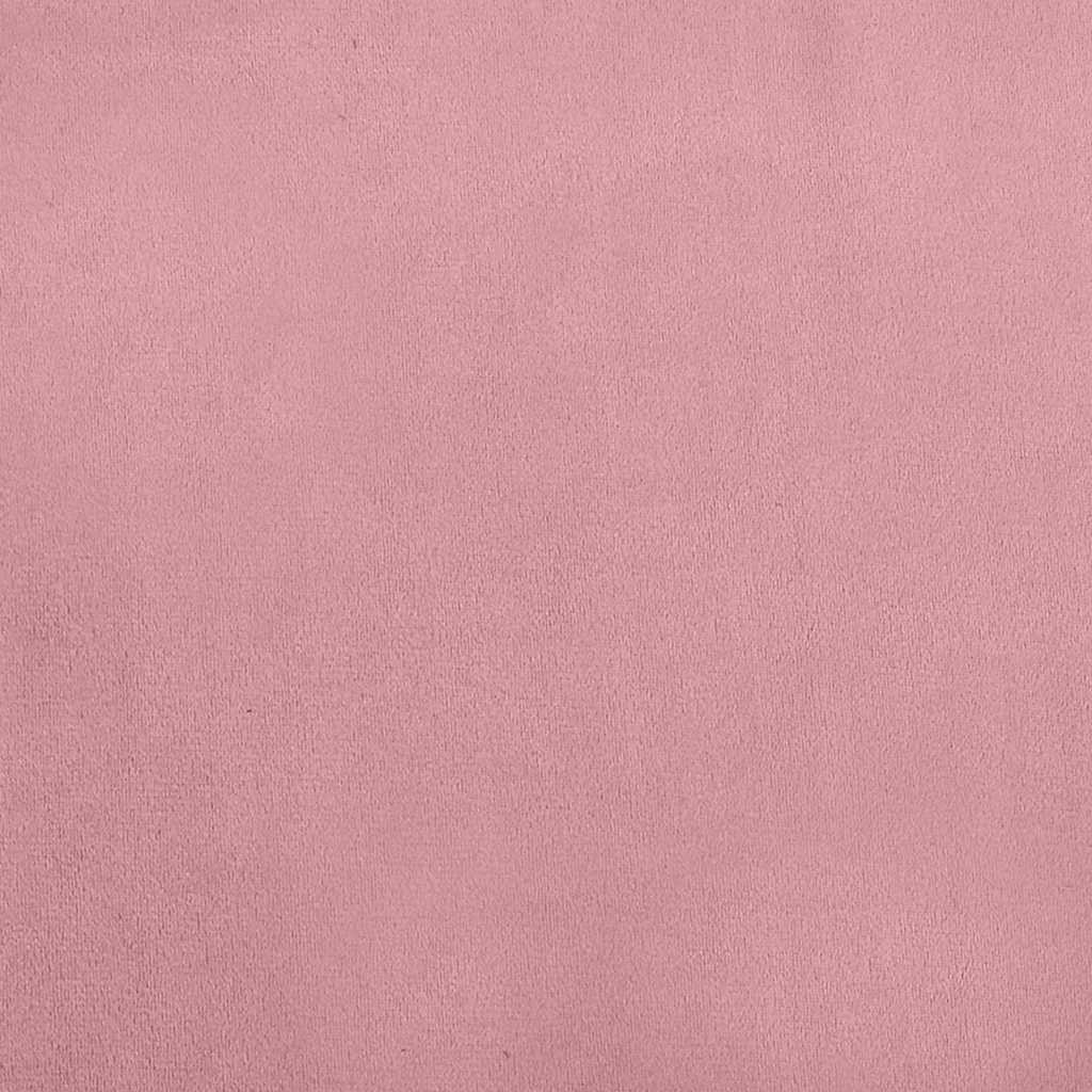 vidaXL Lit pour chien rose 70x40x24 cm velours - Image 6