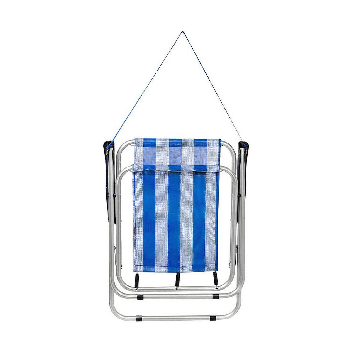 Sedia da Spiaggia Aktive Bianco Blu Marino 44 x 45 x 76 cm Marinaio - Image 3