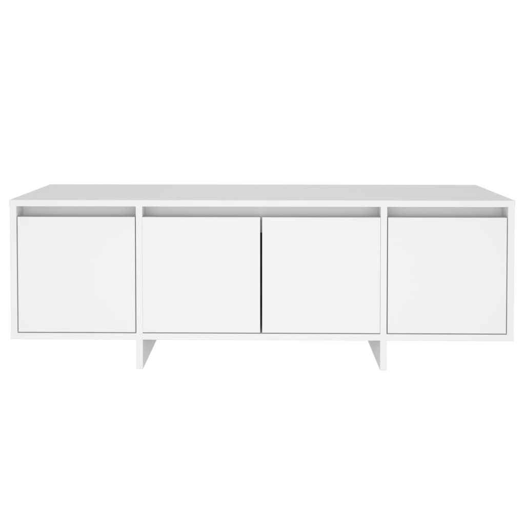vidaXL Mueble para TV madera contrachapada blanco 120x30x40,5 cm - Image 6
