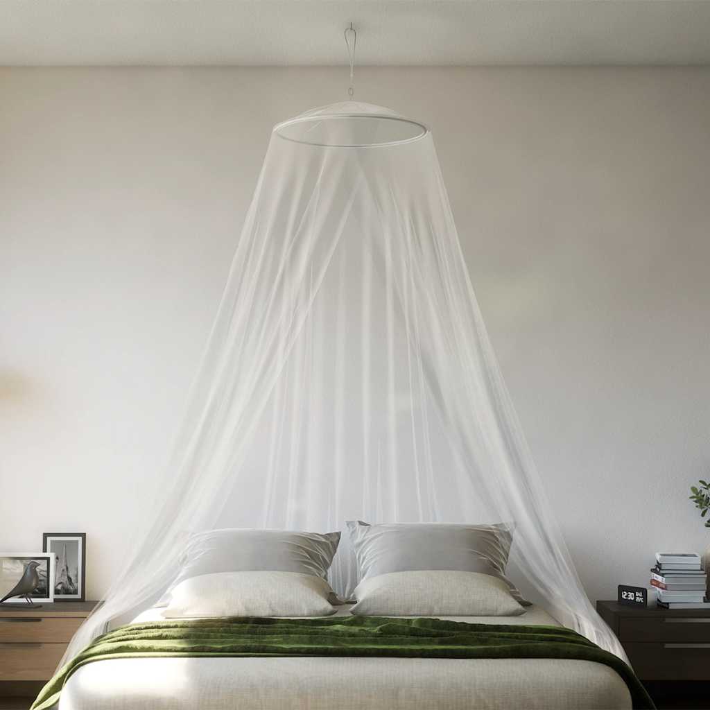 vidaXL Moustiquaire pour lit 220 maille blanc 56x56x220 cm