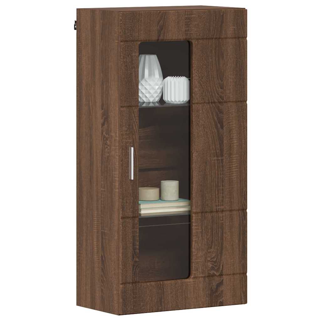 vidaXL Meuble mural Chêne marron 55 x 29 x 100 cm Bois d'ingénierie - Image 3