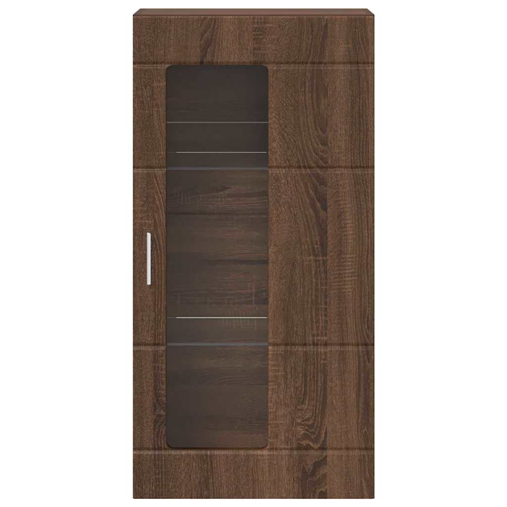 vidaXL Meuble mural Chêne marron 55 x 29 x 100 cm Bois d'ingénierie - Image 6