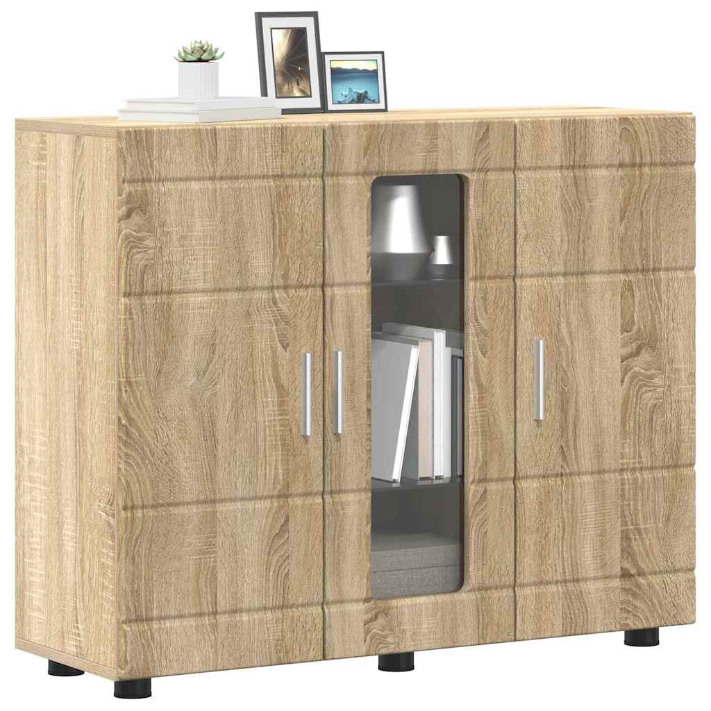 vidaXL Buffet Chêne sonoma 55,5 x 29 x 100 cm Bois d'ingénierie - Image 3