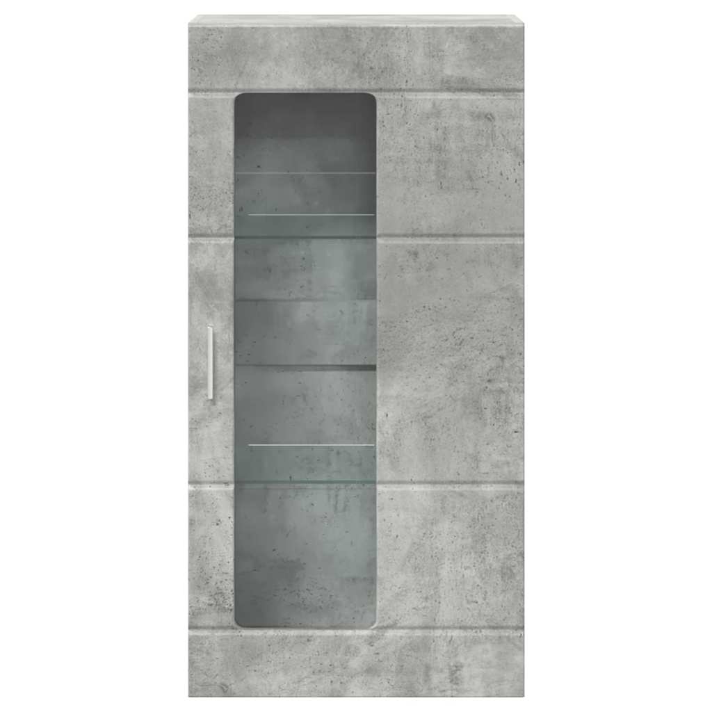 vidaXL Meuble mural Gris béton 55 x 29 x 100 cm Bois d'ingénierie - Image 6
