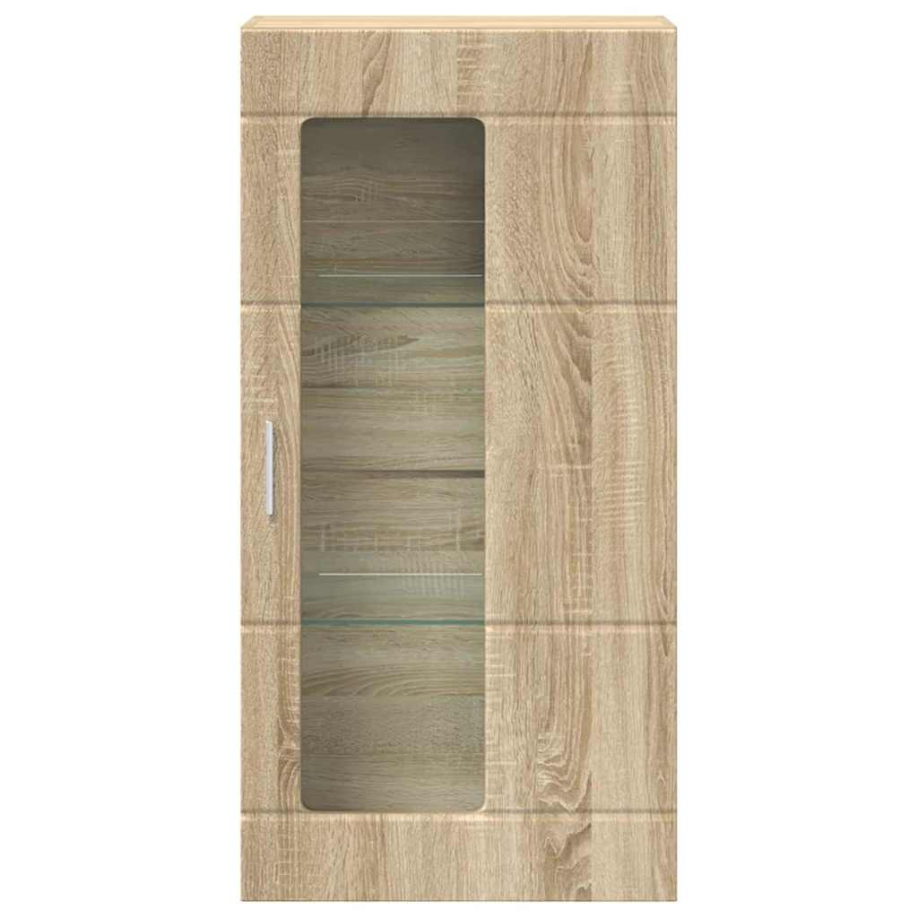 vidaXL Meuble mural Chêne sonoma 55 x 29 x 100 cm Bois d'ingénierie - Image 6