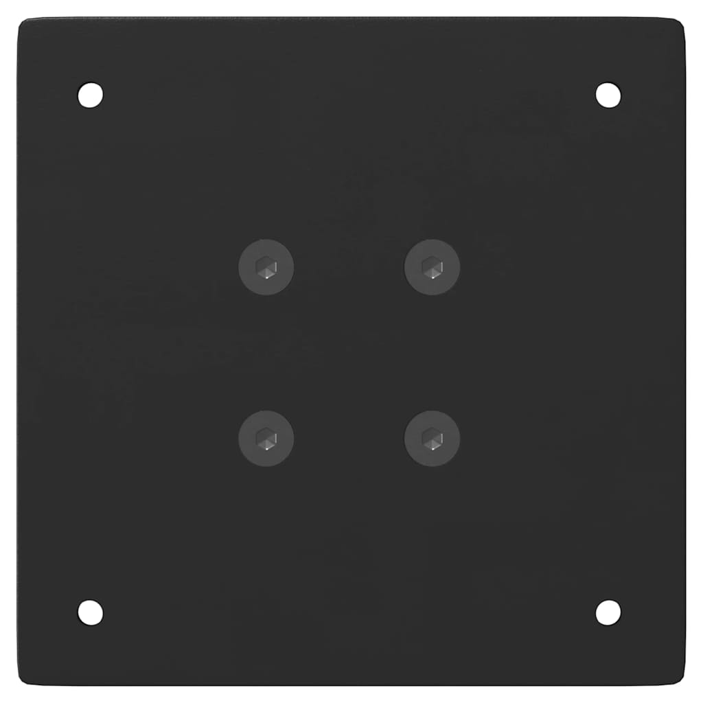 vidaXL Patas para mesa de centro (4 unidades), color negro, 30 cm, acero - Image 6