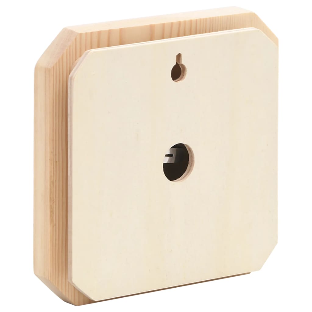 vidaXL 2-in-1 Sauna-Hygrothermograph und Sanduhr Set Massivholz Kiefer - Image 5