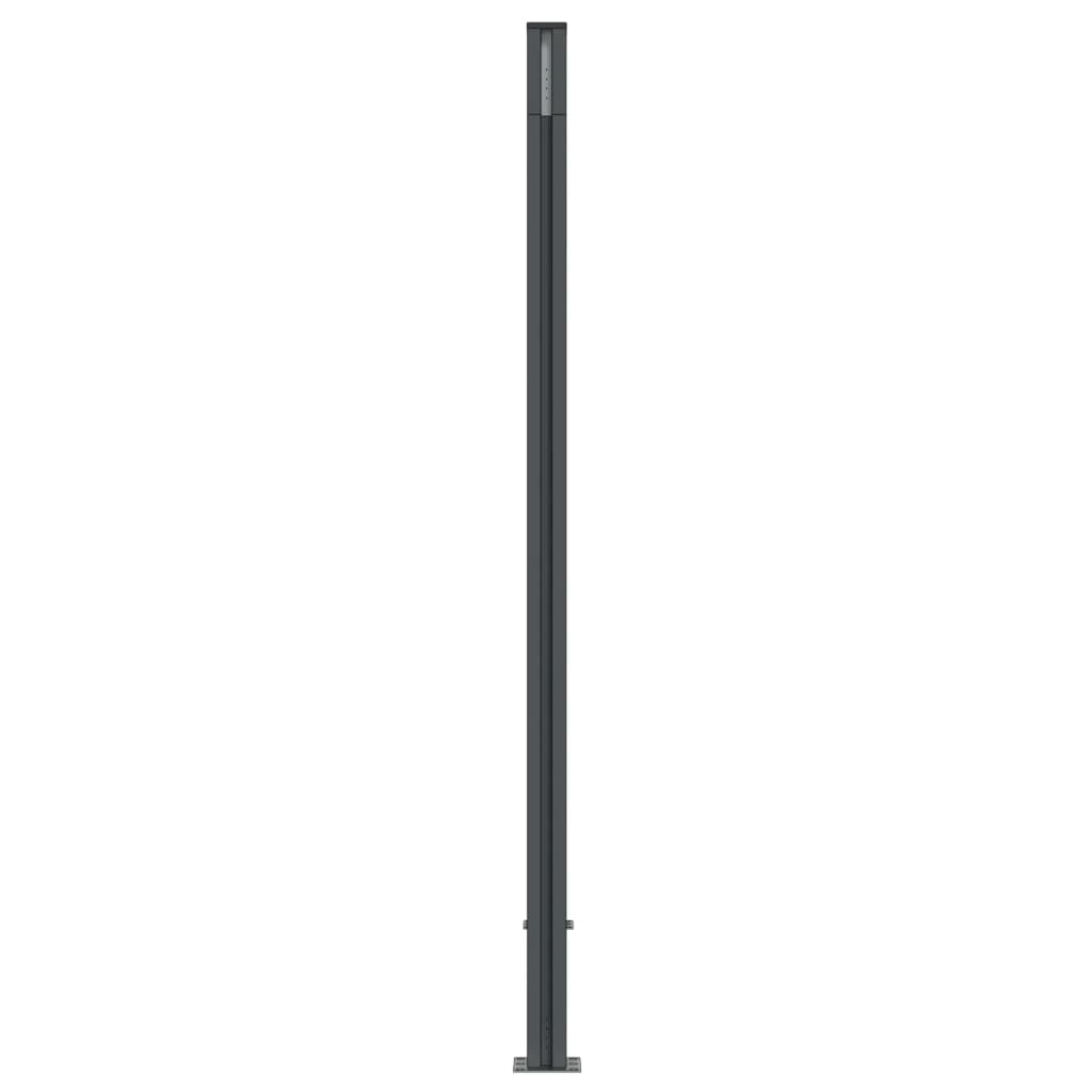 vidaXL Zaunelement Grau 872x186 cm WPC - Image 6
