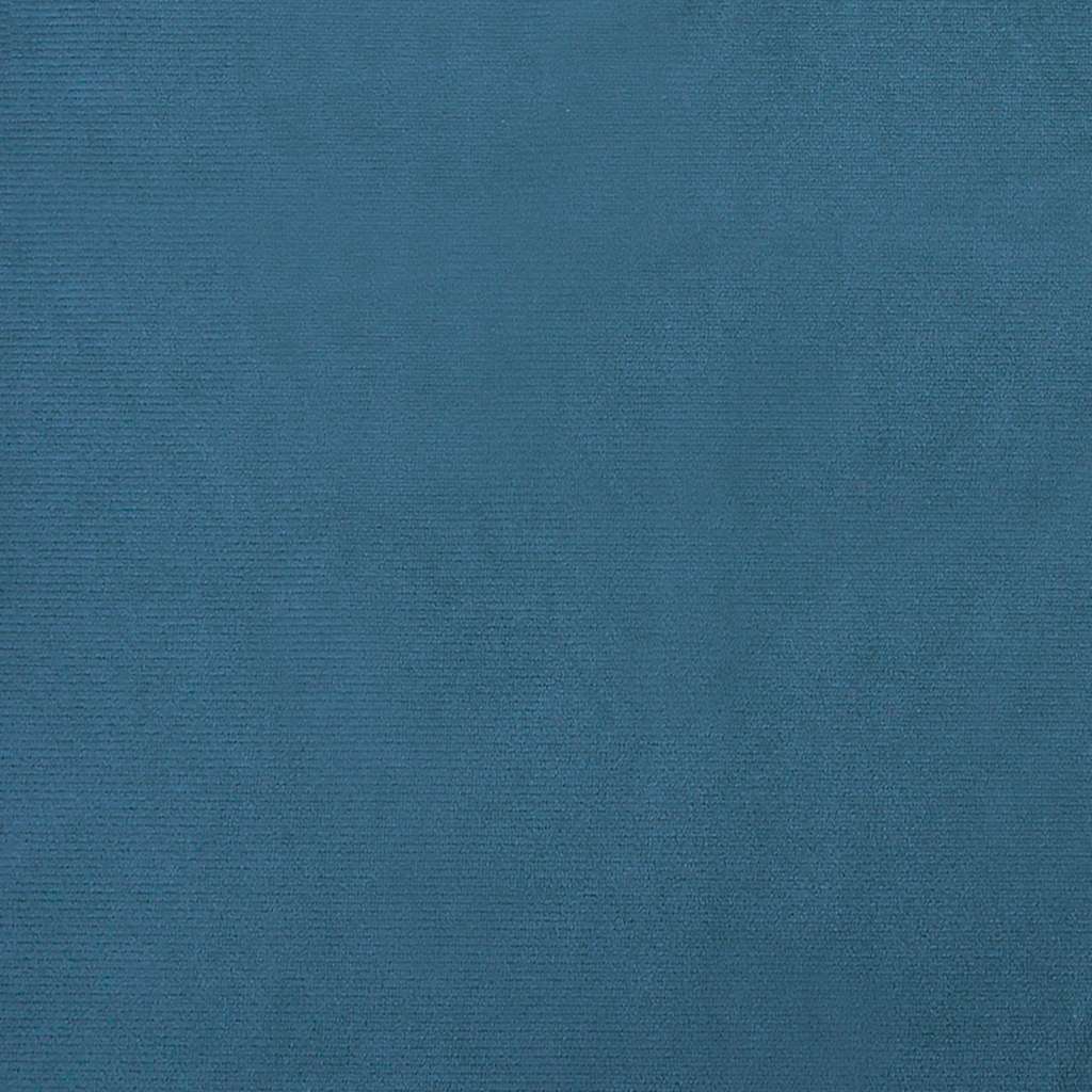 vidaXL Lit pour chien bleu 70x52x30 cm velours - Image 6