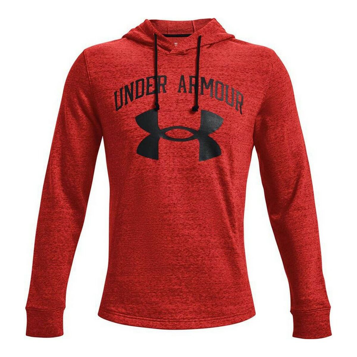 Felpa con Cappuccio Uomo Under Armour Rival Terry Rosso Taglia:M